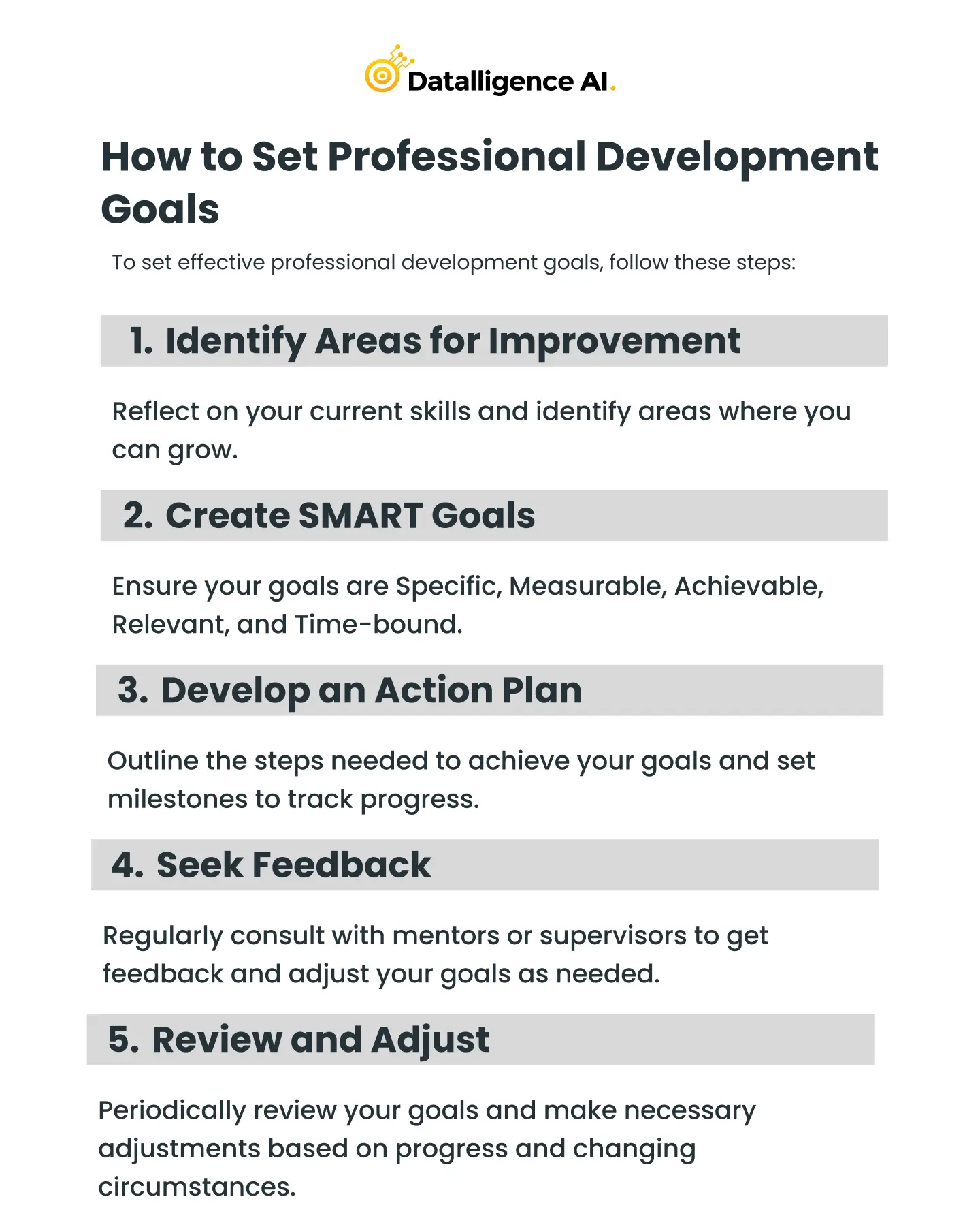 How to Set Professional Development Goals