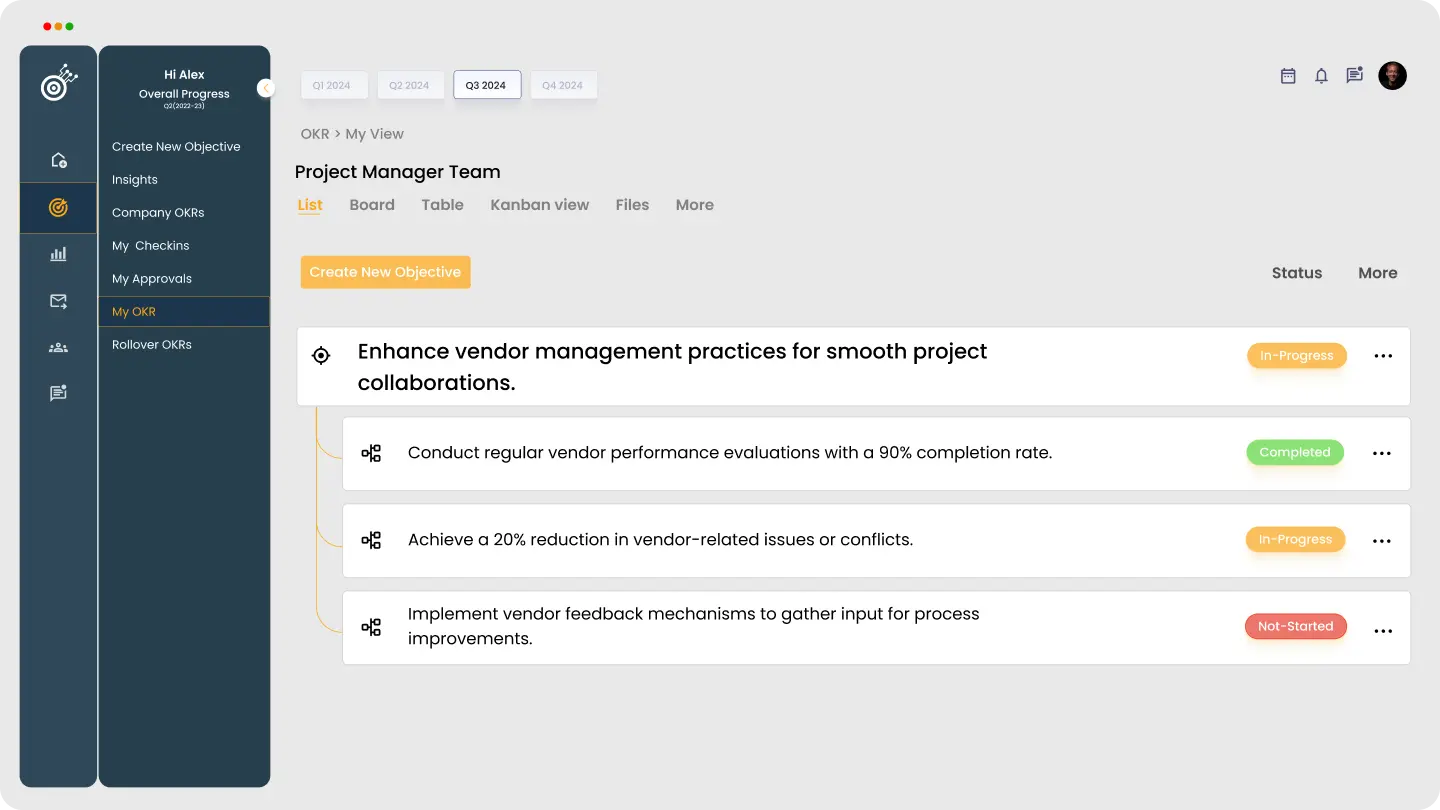 Improving Vendor Management