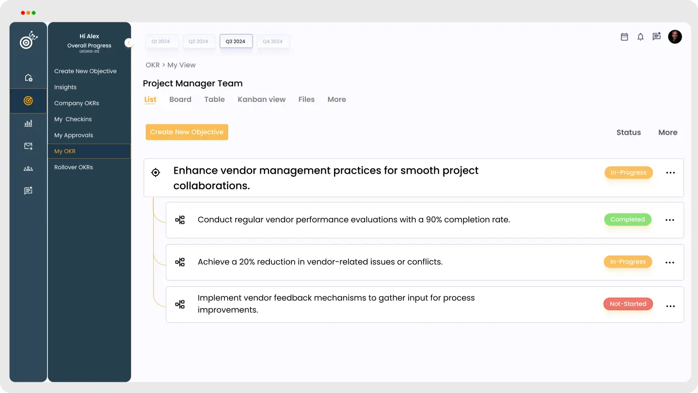 Improving Vendor Management